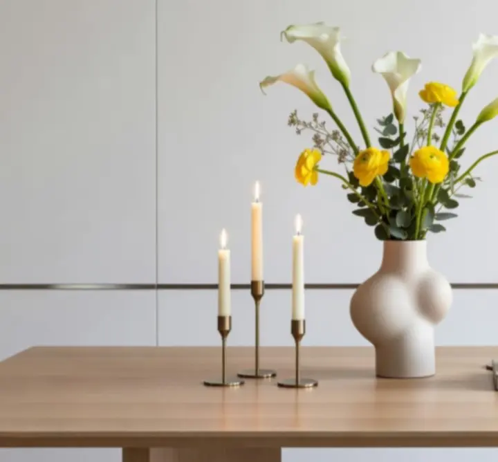 Inspiracyjna aranżacja stołu z dekoracjami Dining Market PL